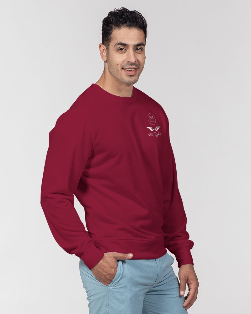 Streamz  Air Rights V12 Men's Classic French Terry Crewneck Pullover