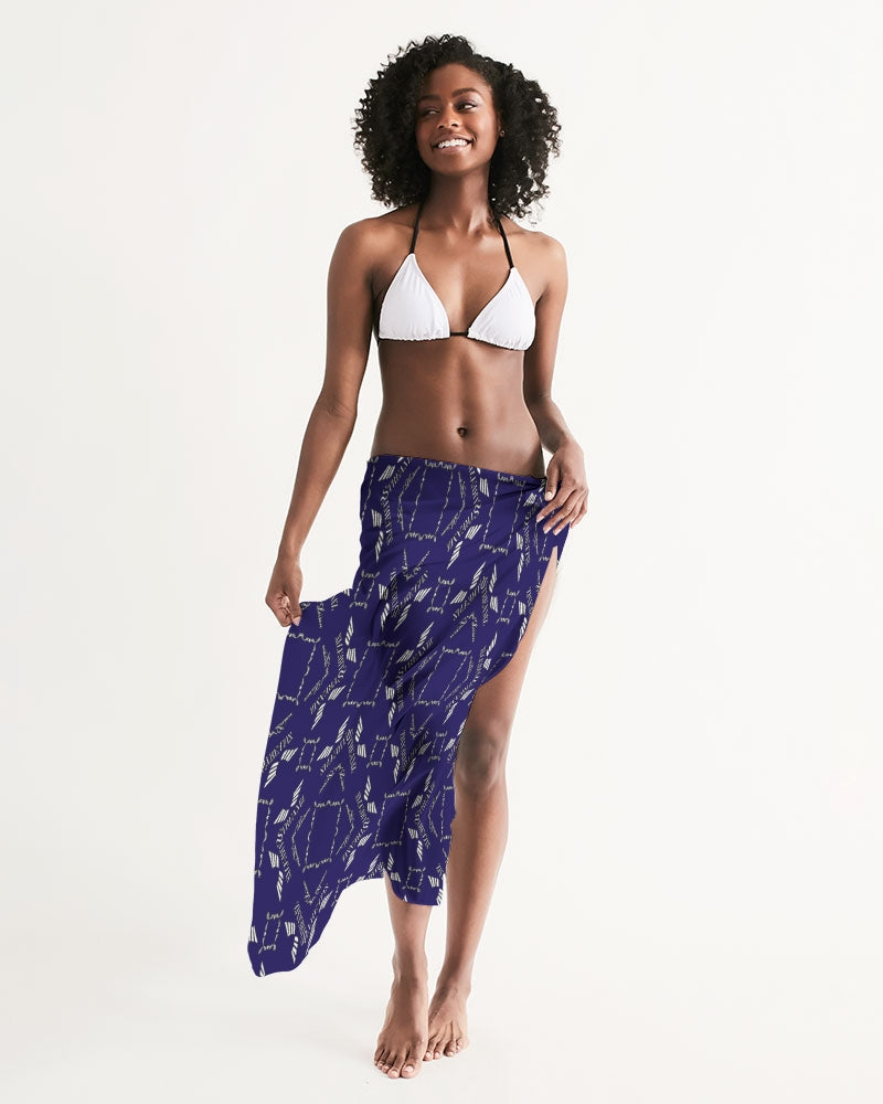 Streamz Blue Diamonds Swim Cover Up