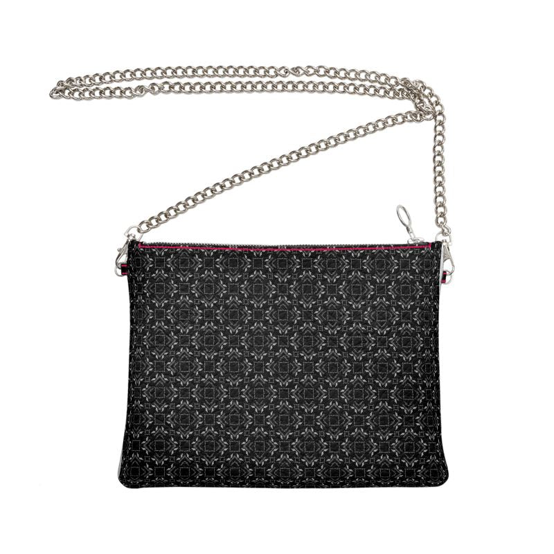 NUNU Diamonds Crossbody Bag With Chain