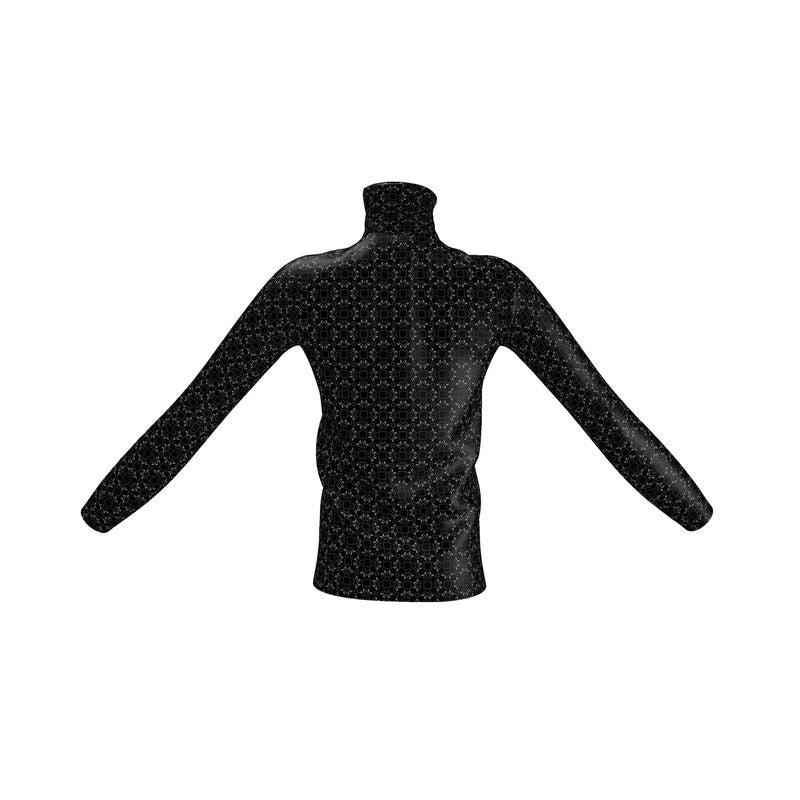 Mens slim fit roll neck