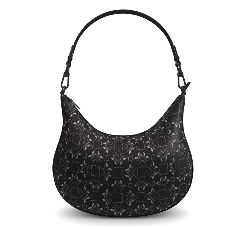 NUNU Grayscale Curve Hobo Bag