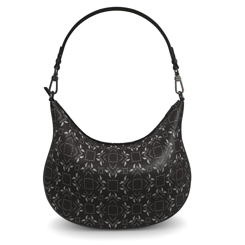 NUNU Grayscale Curve Hobo Bag