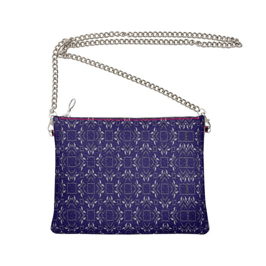 NUNU Bluescale Crossbody Bag With Chain