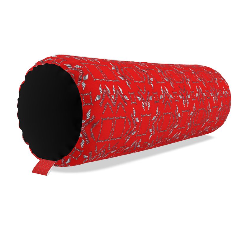 Streamz Red Diamond Big Bolster Pillow