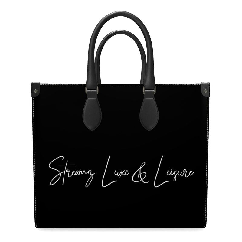 Streamz Legacy Noir Leather Shopper Bag