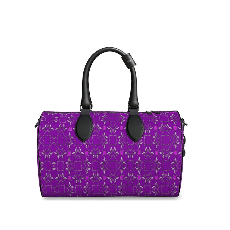 Purple Luxe Duffle Bag