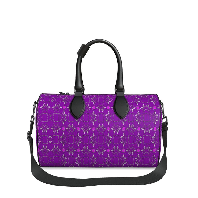 Purple Luxe Duffle Bag