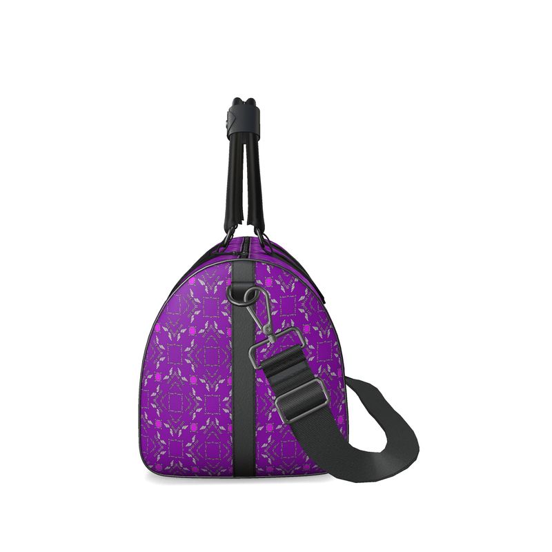 Purple Luxe Duffle Bag