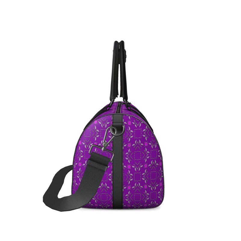 Purple Luxe Duffle Bag