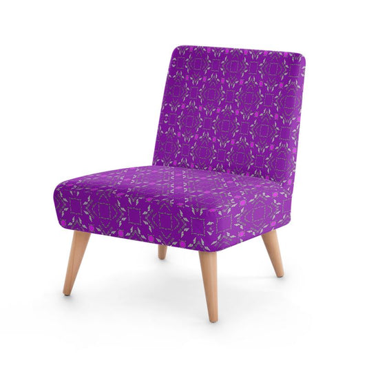 Purple Luxe Occasional Chair