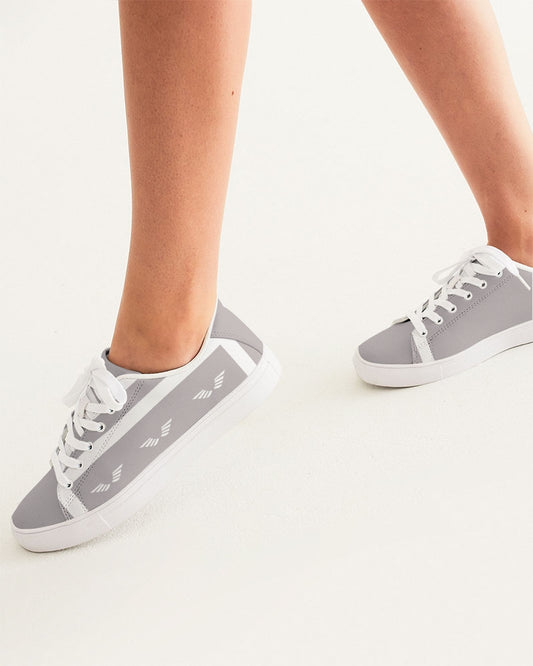 Streamz  Gray & Grateful Women's Faux-Leather Sneaker