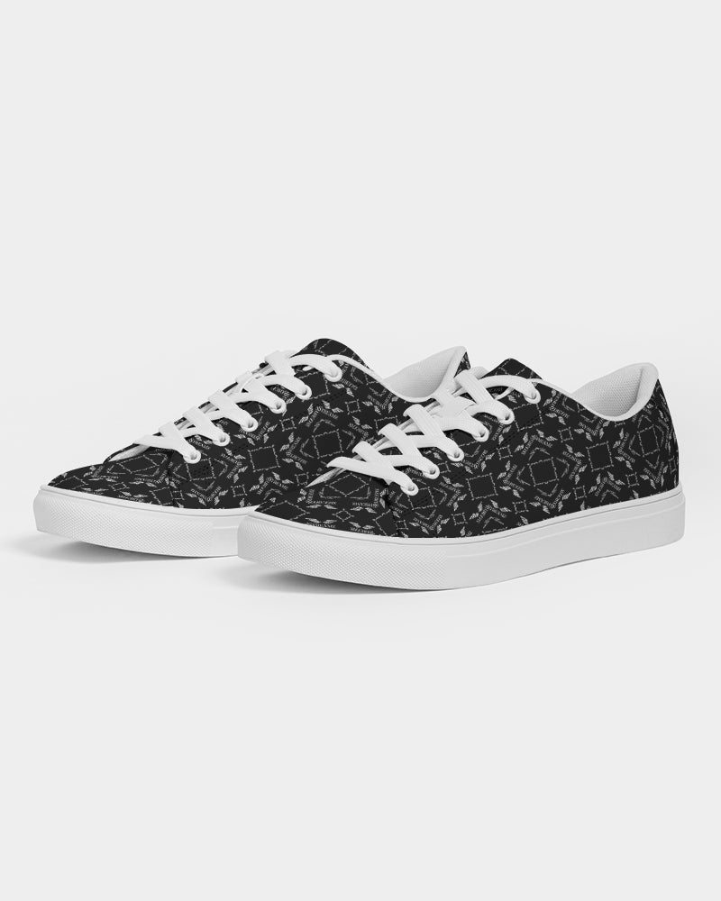 Streamz Black Diamonds Men's Faux-Leather Sneaker