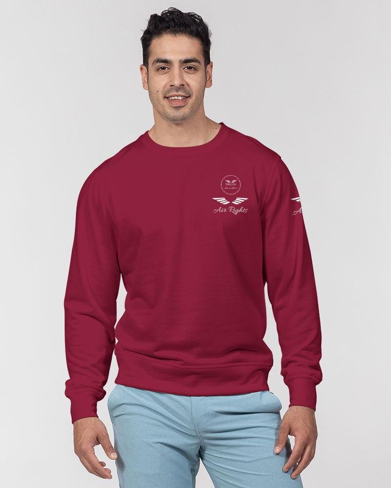 Streamz  Air Rights V12 Men's Classic French Terry Crewneck Pullover