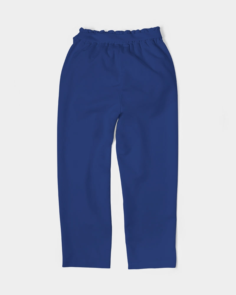 Streamz Blue Elite Women's Belted Tapered Pants