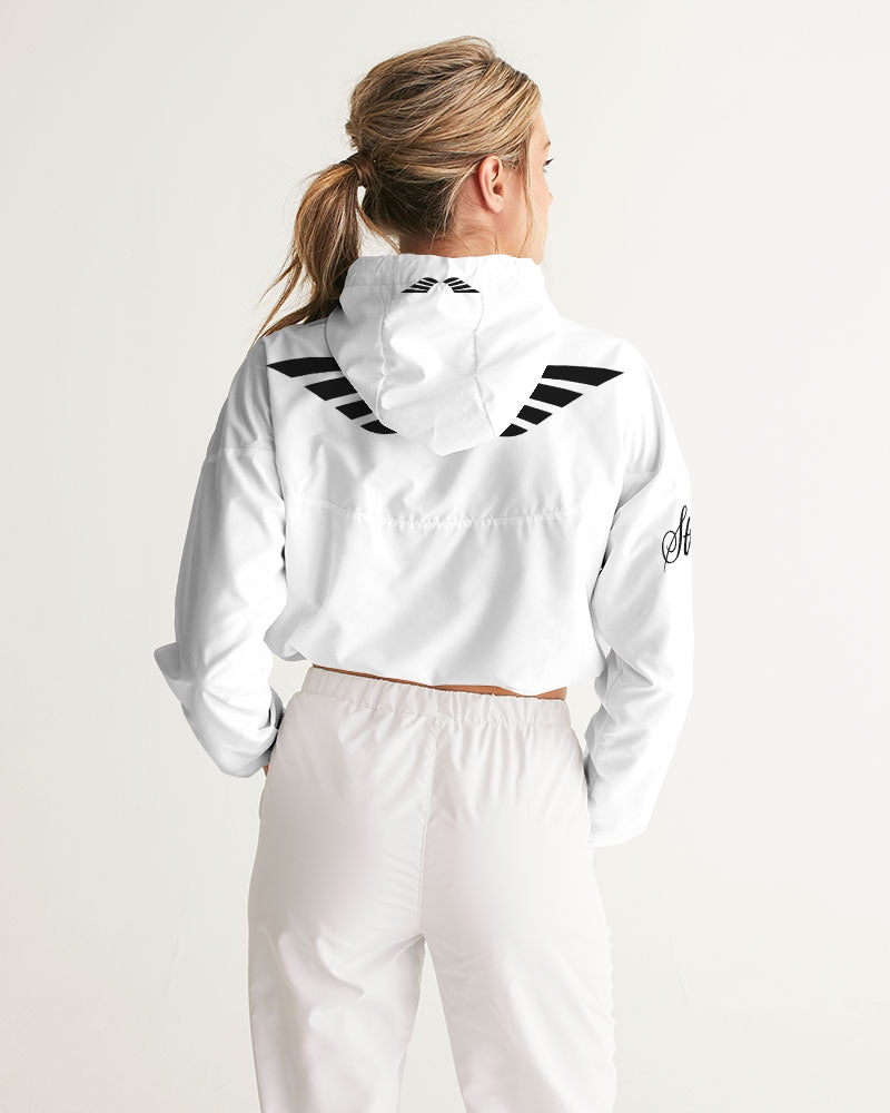 Streamz University Women's Cropped Windbreaker