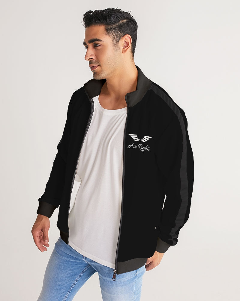 Streamz Star Code 9 Men's Stripe-Sleeve Track Jacket