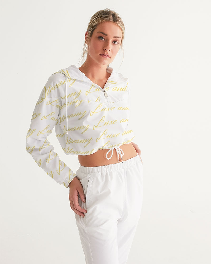 Streamz Gold Rush Women's Cropped Windbreaker