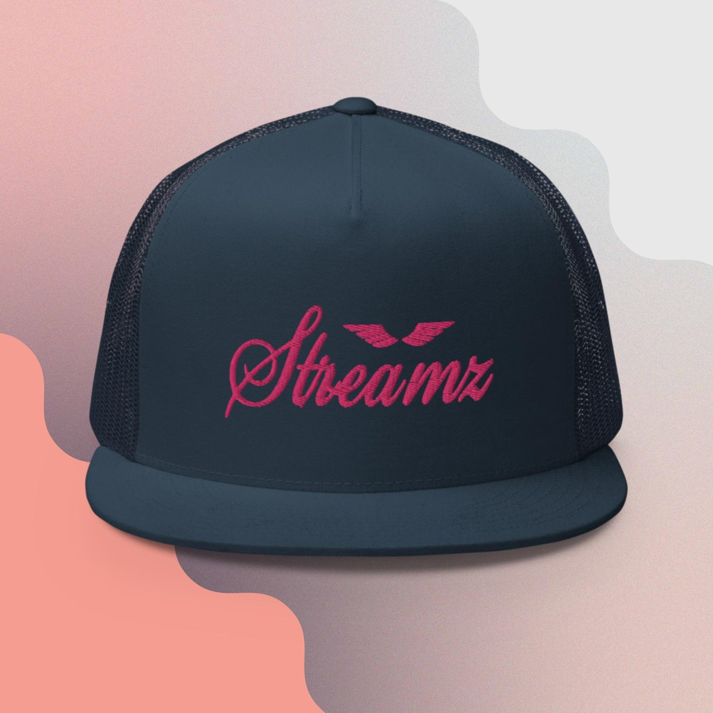 Streamz Purple Luxe Trucker Cap