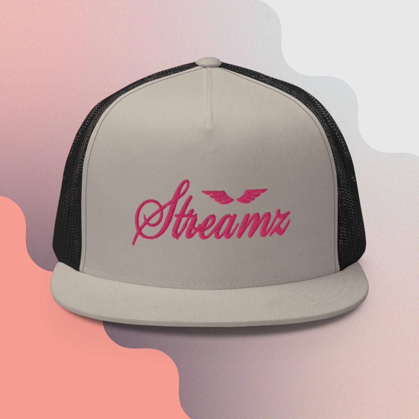 Streamz Purple Luxe Trucker Cap