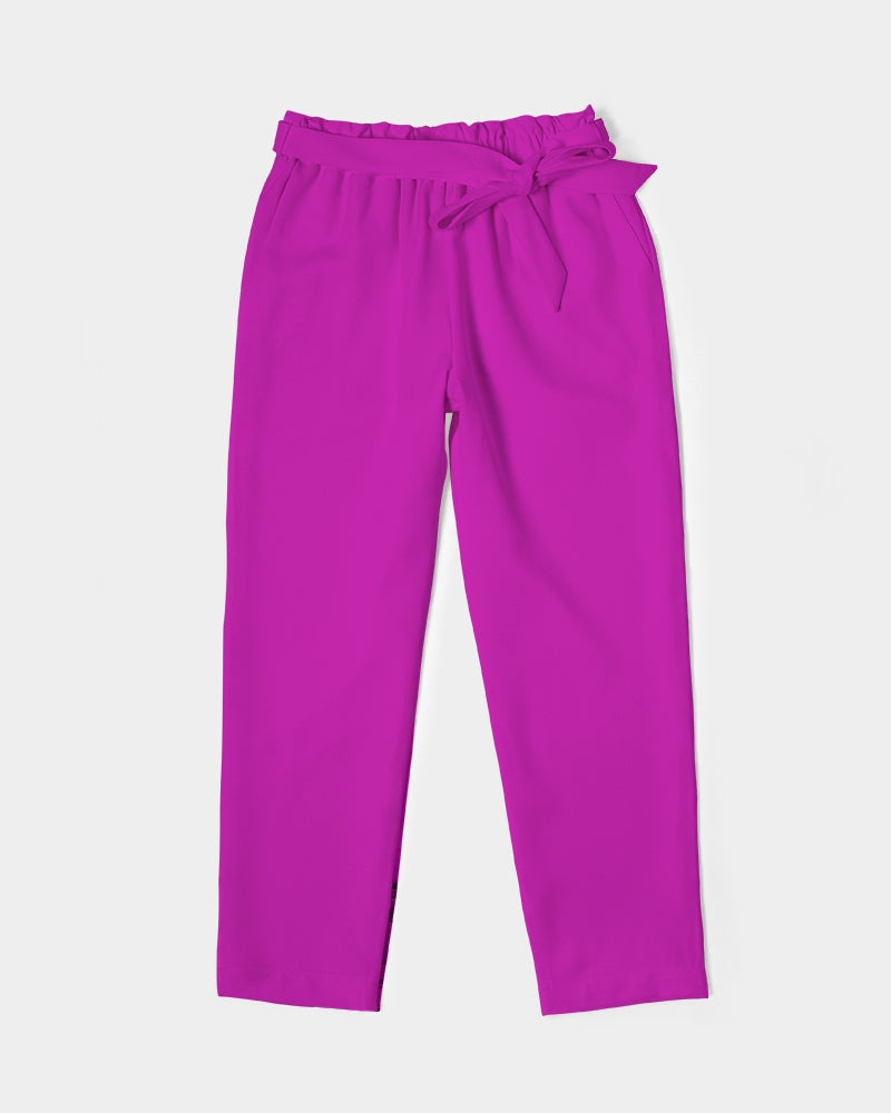 Streamz Royale Women's Belted Tapered Pants