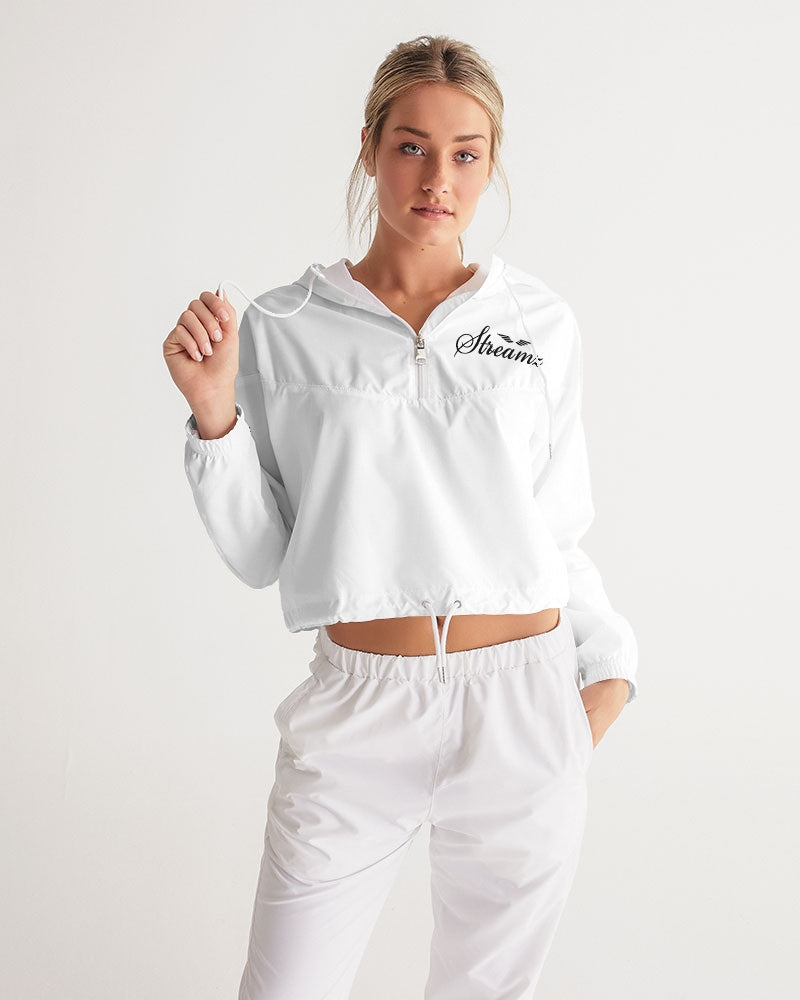 Streamz University Women's Cropped Windbreaker