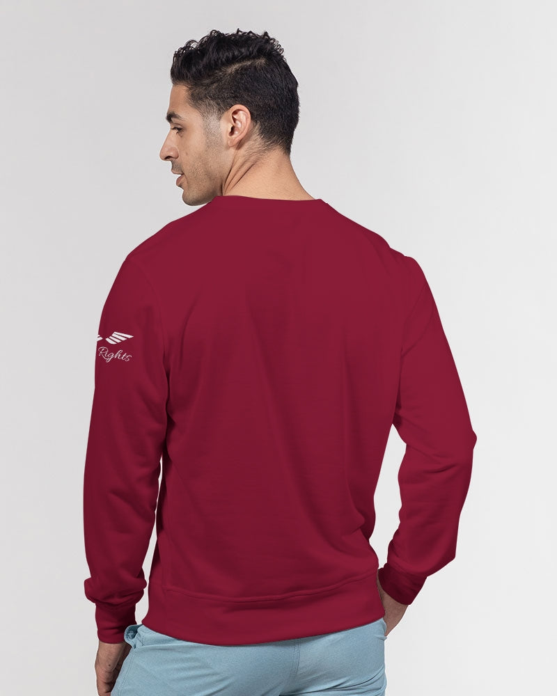 Streamz  Air Rights V12 Men's Classic French Terry Crewneck Pullover