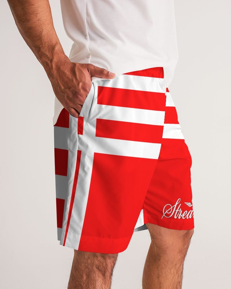 Red Ambition II Men's Jogger Shorts