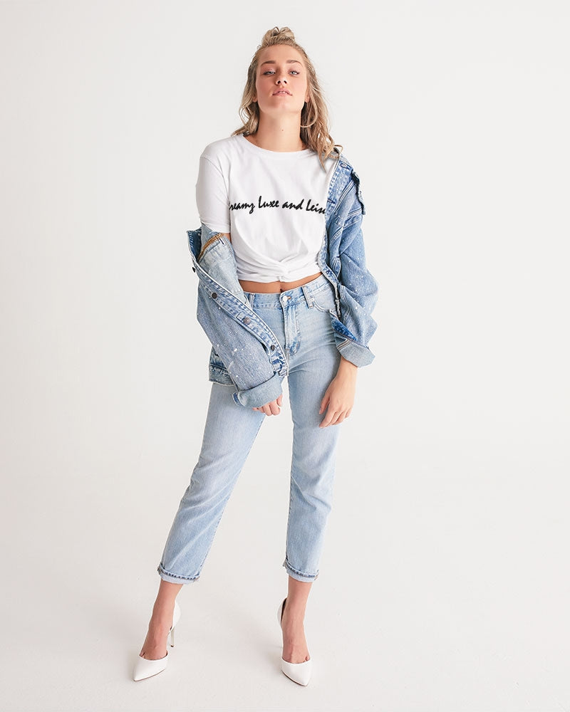 SLL Women's Twist-Front Cropped Tee