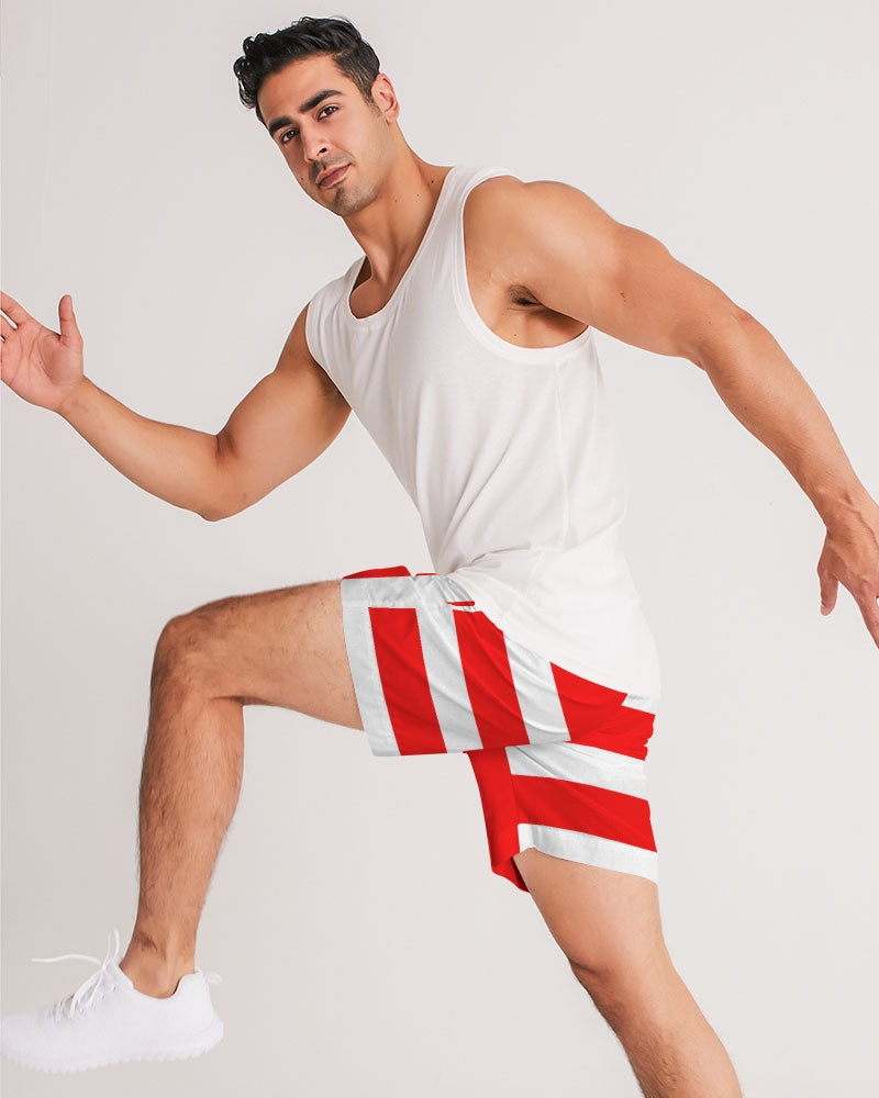 Red Ambition II Men's Jogger Shorts