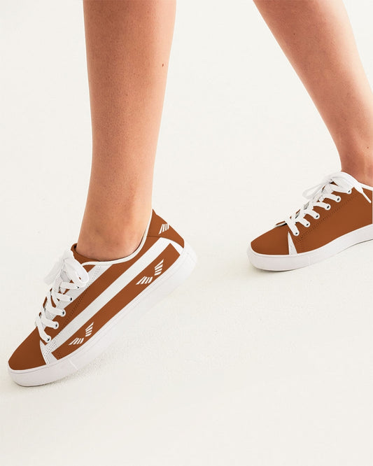 Streamz Brown Trusts & Deeds Women's Faux-Leather Sneaker