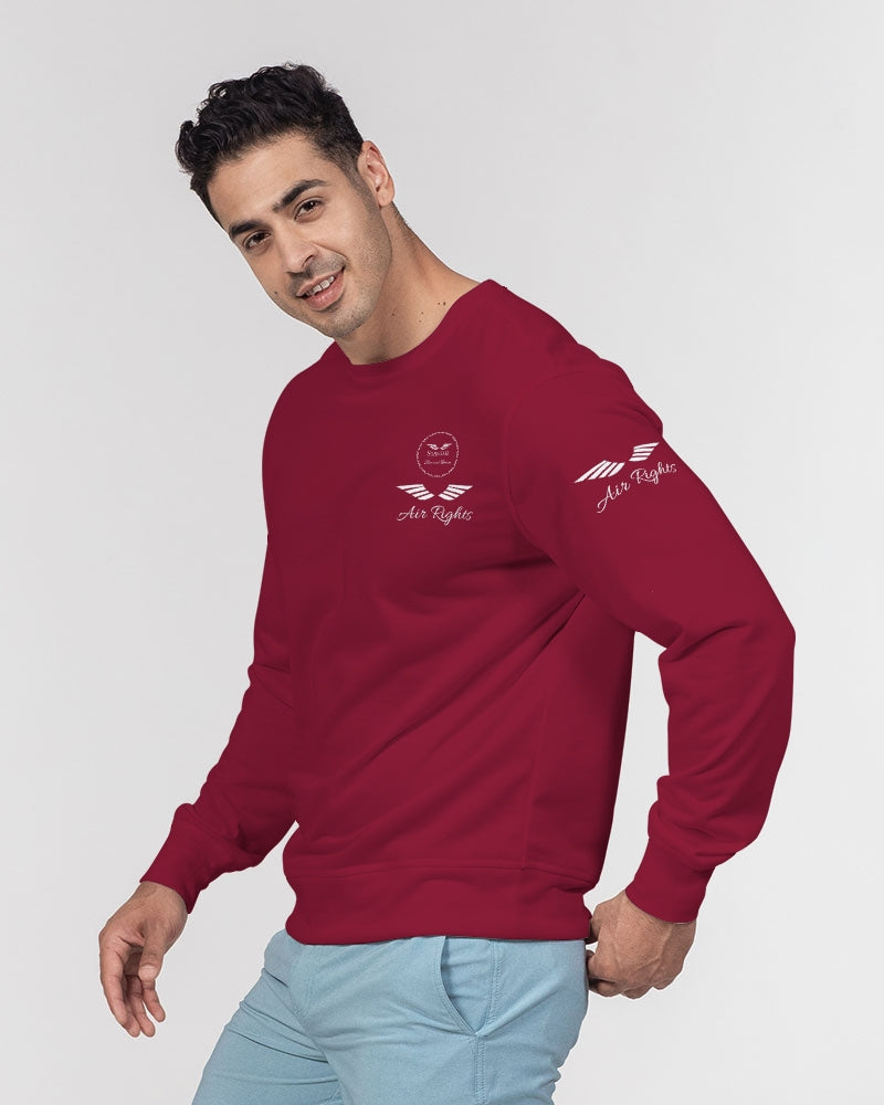 Streamz  Air Rights V12 Men's Classic French Terry Crewneck Pullover