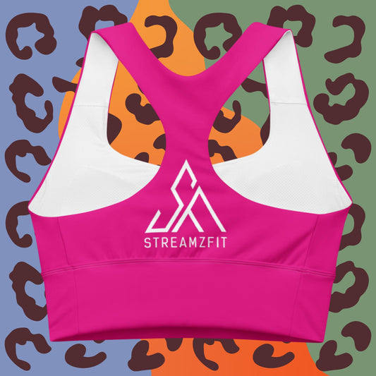 Streamz Rose Longline sports bra