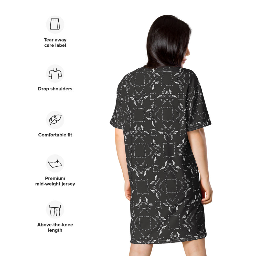 Streamz Grayscale T-shirt dress