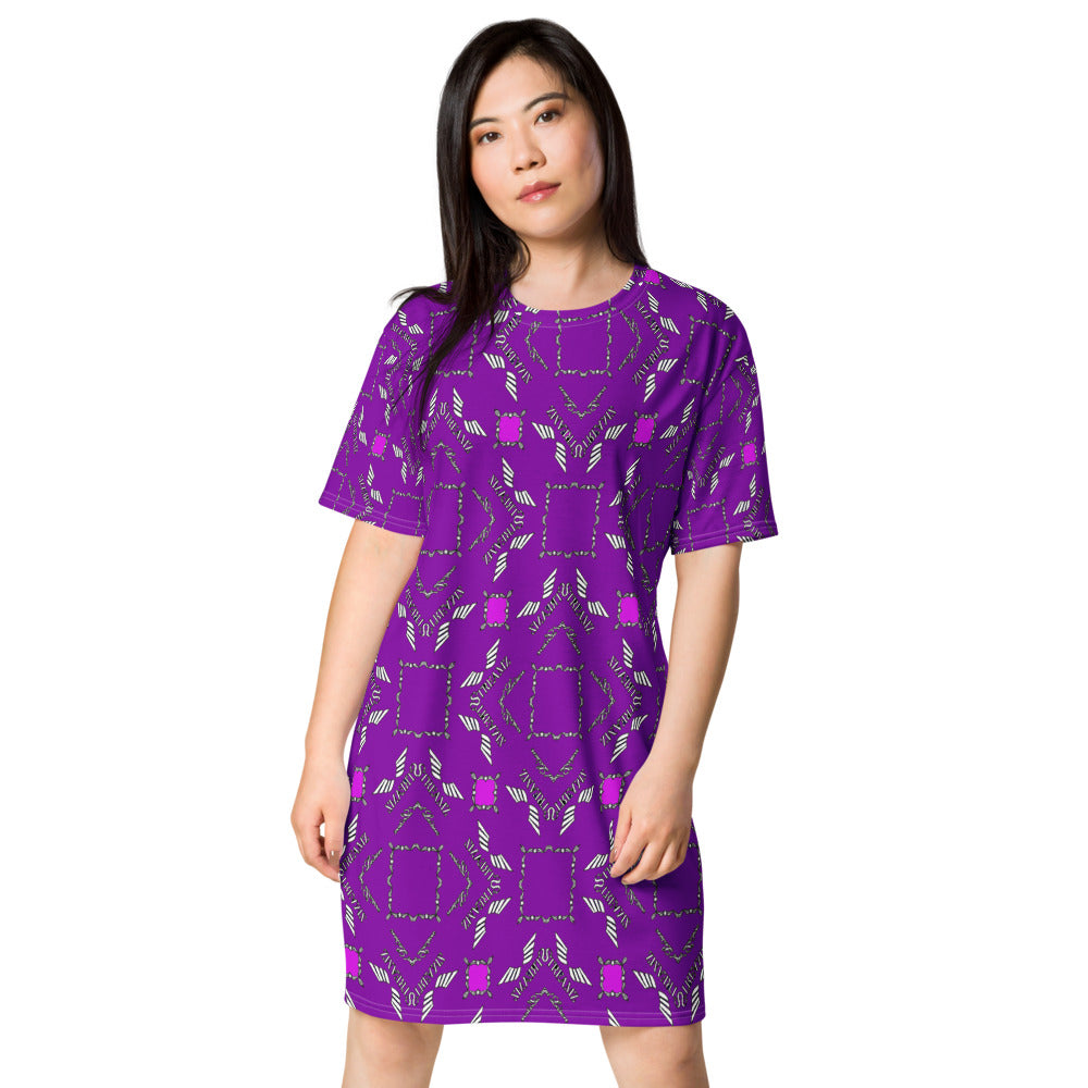 Purple Luxe T-shirt dress