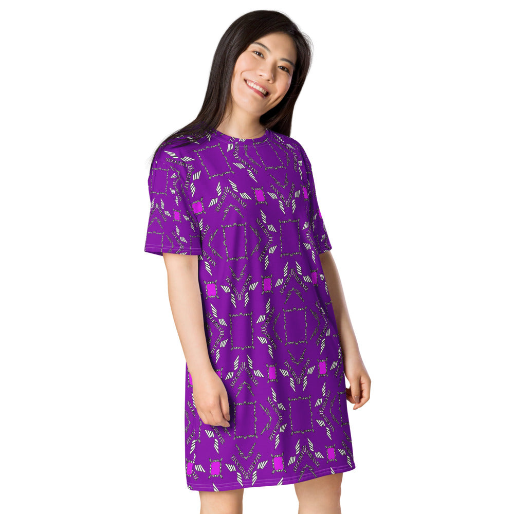 Purple Luxe T-shirt dress