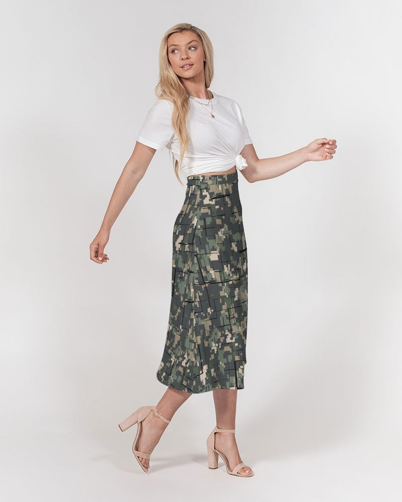 Streamz Cammie Family Women's A-Line Midi Skirt