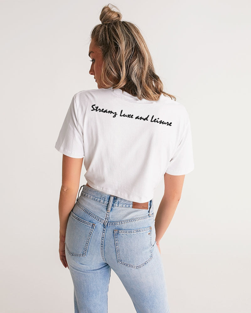 SLL Women's Twist-Front Cropped Tee