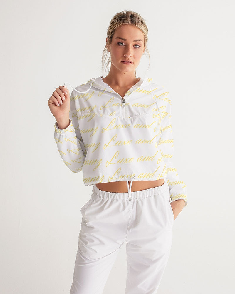 Streamz Gold Rush Women's Cropped Windbreaker