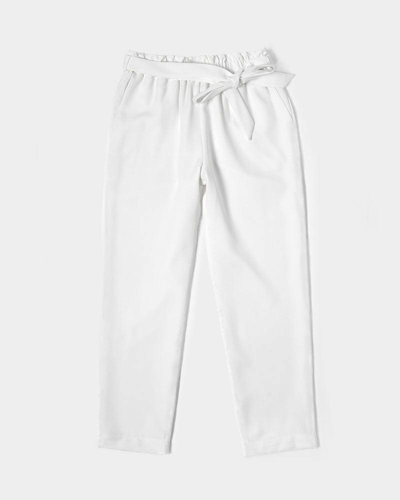 Streamz Values Women's Belted Tapered Pants