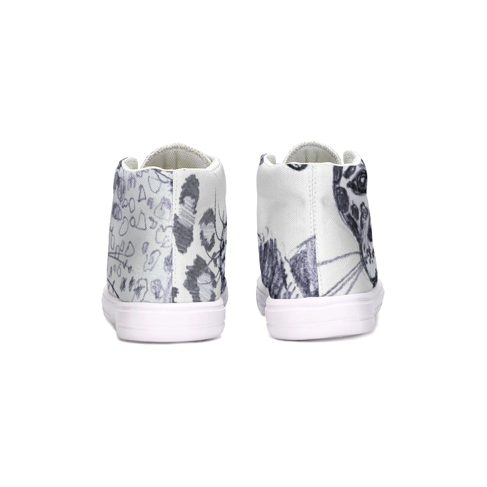 Cat Noir Kids Hightop Canvas Shoe