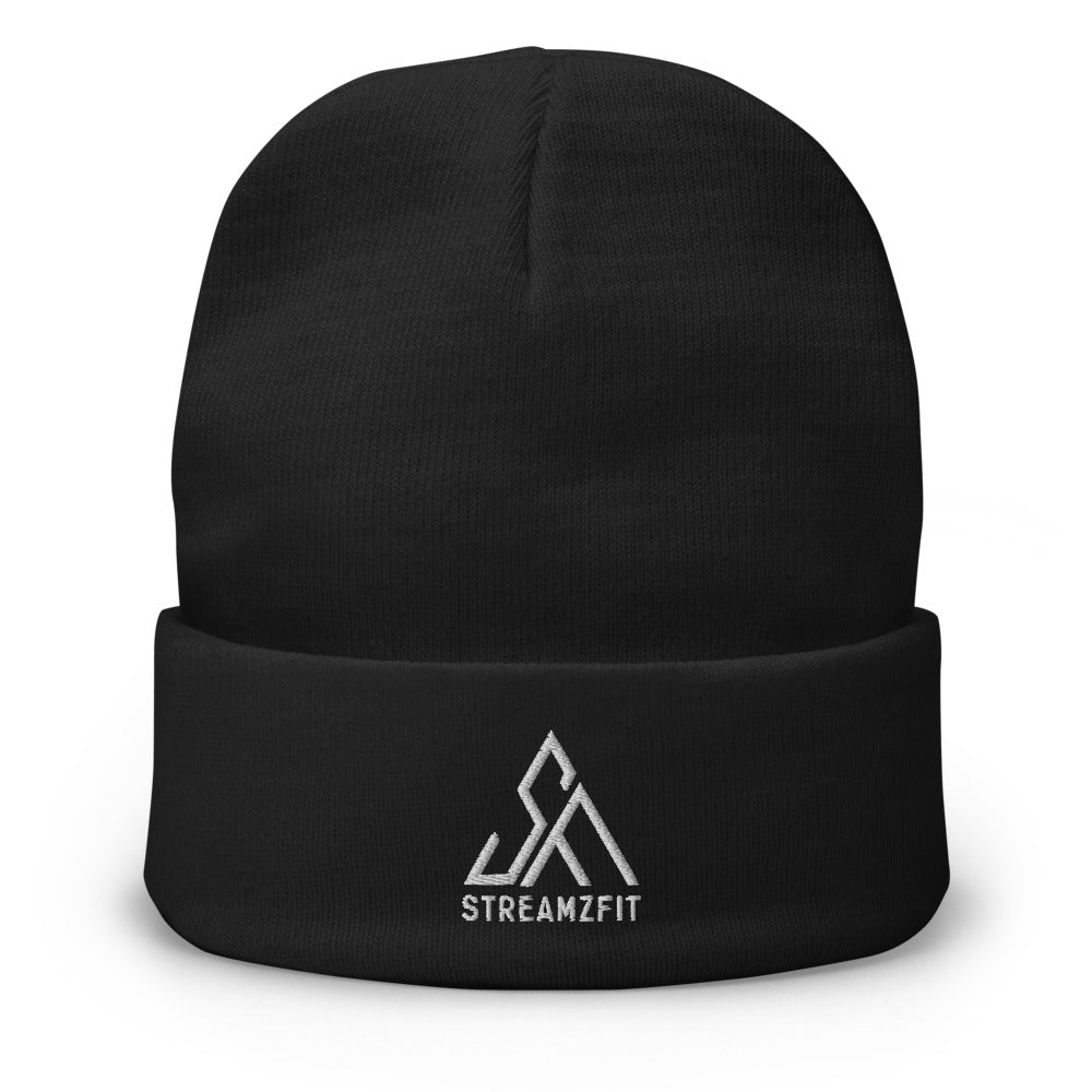 StreamzFit Embroidered Beanie