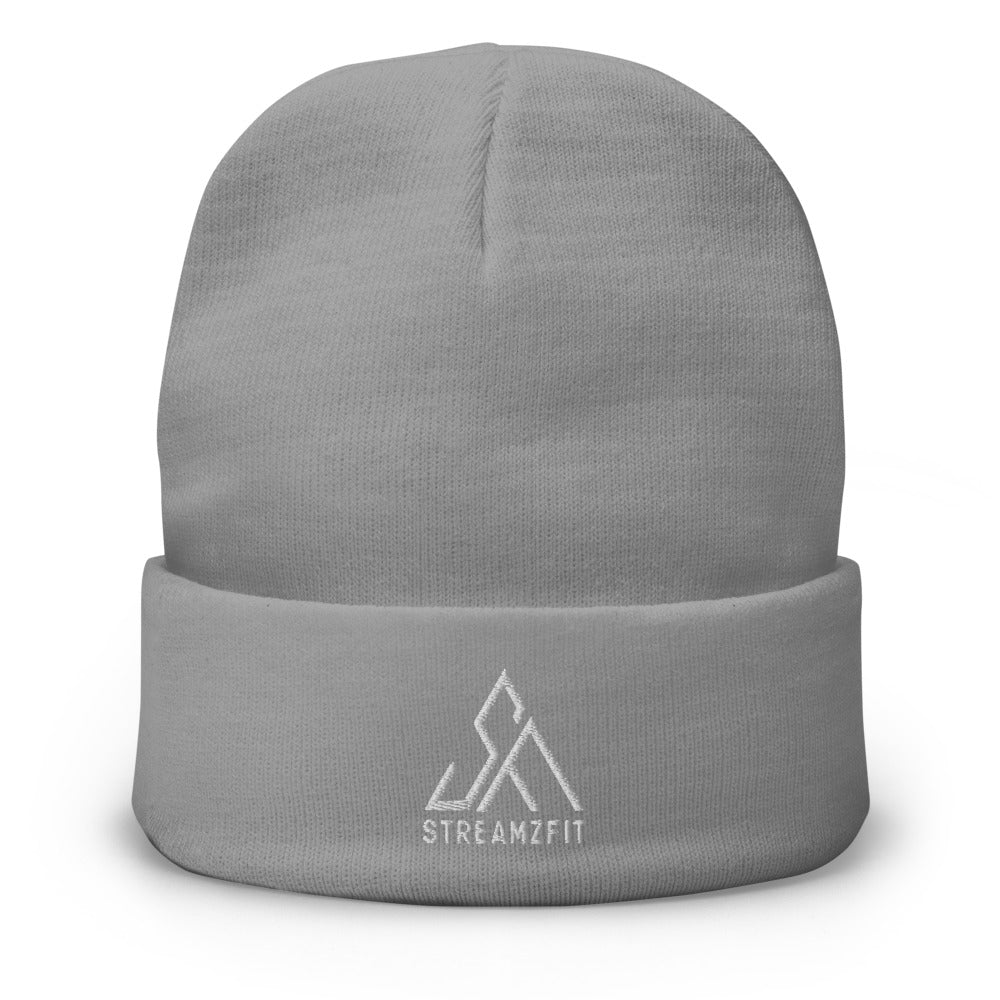 StreamzFit Embroidered Beanie