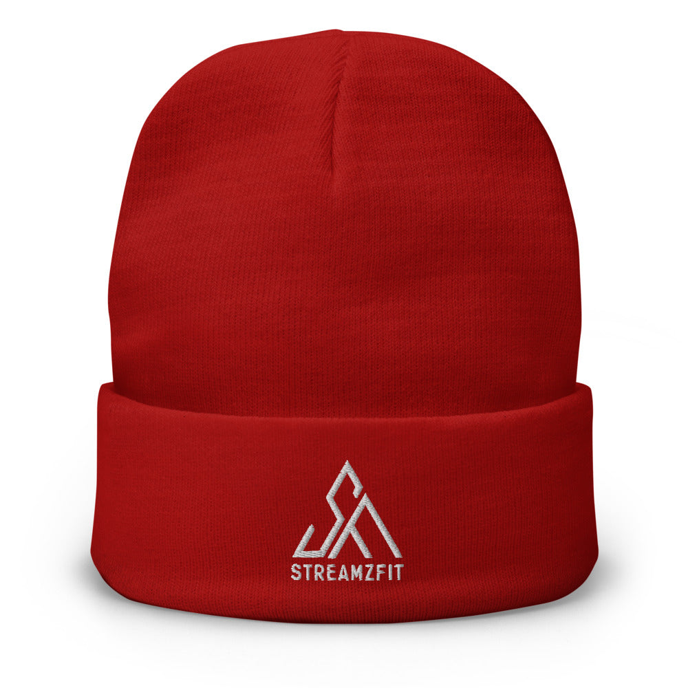 StreamzFit Embroidered Beanie