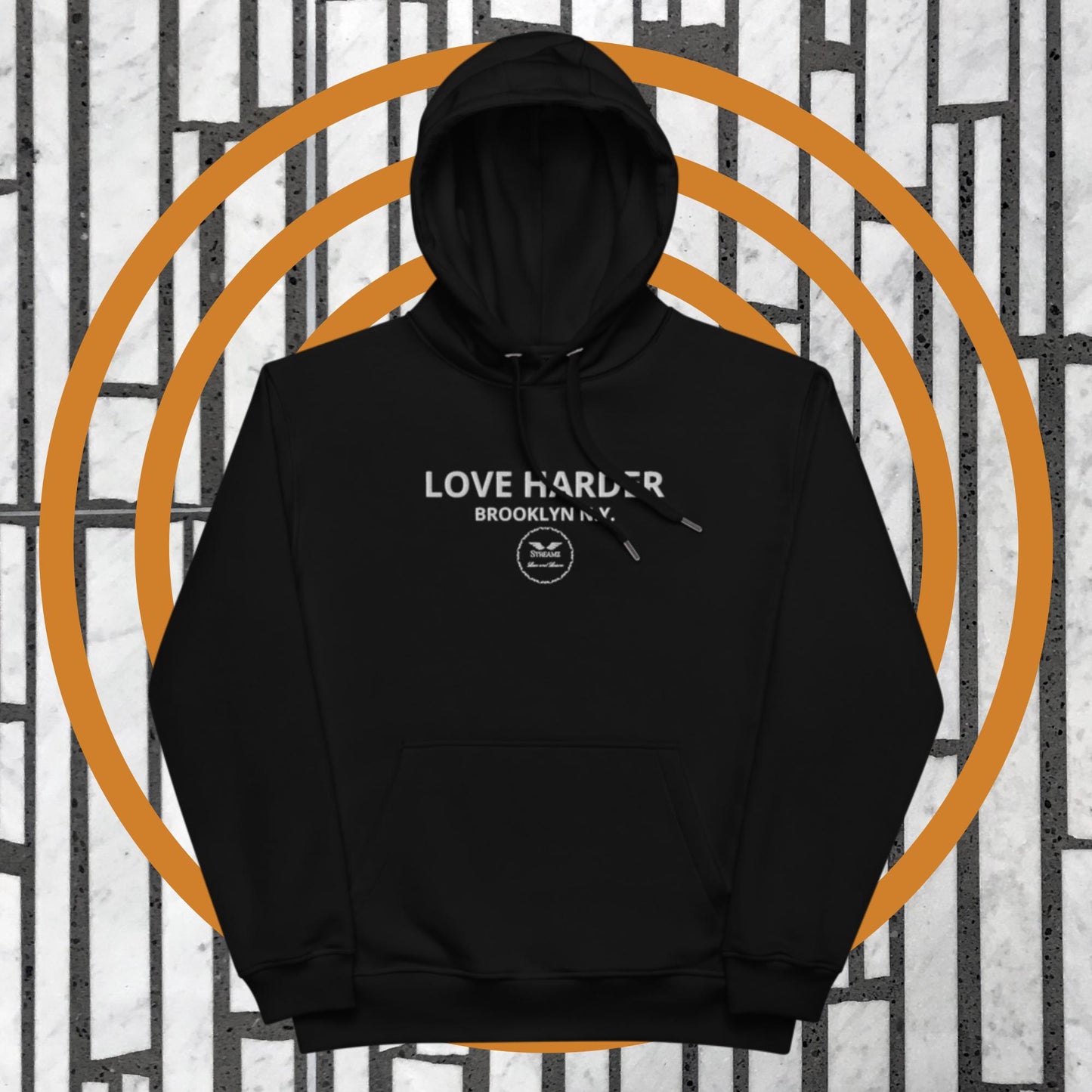 STREAMZ LOVE HARDER Premium eco hoodie