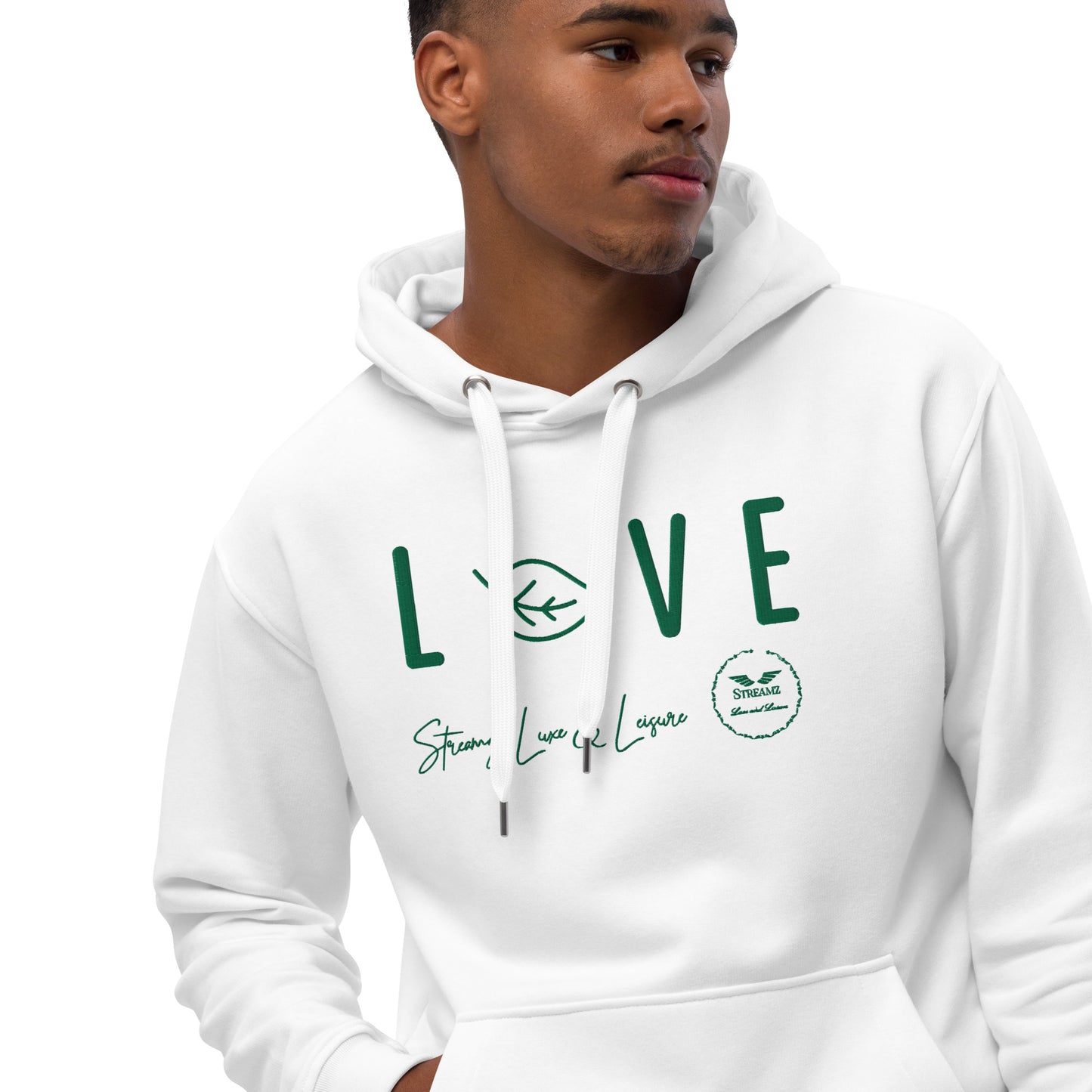 Mfresh Love Leaf Premium eco hoodie