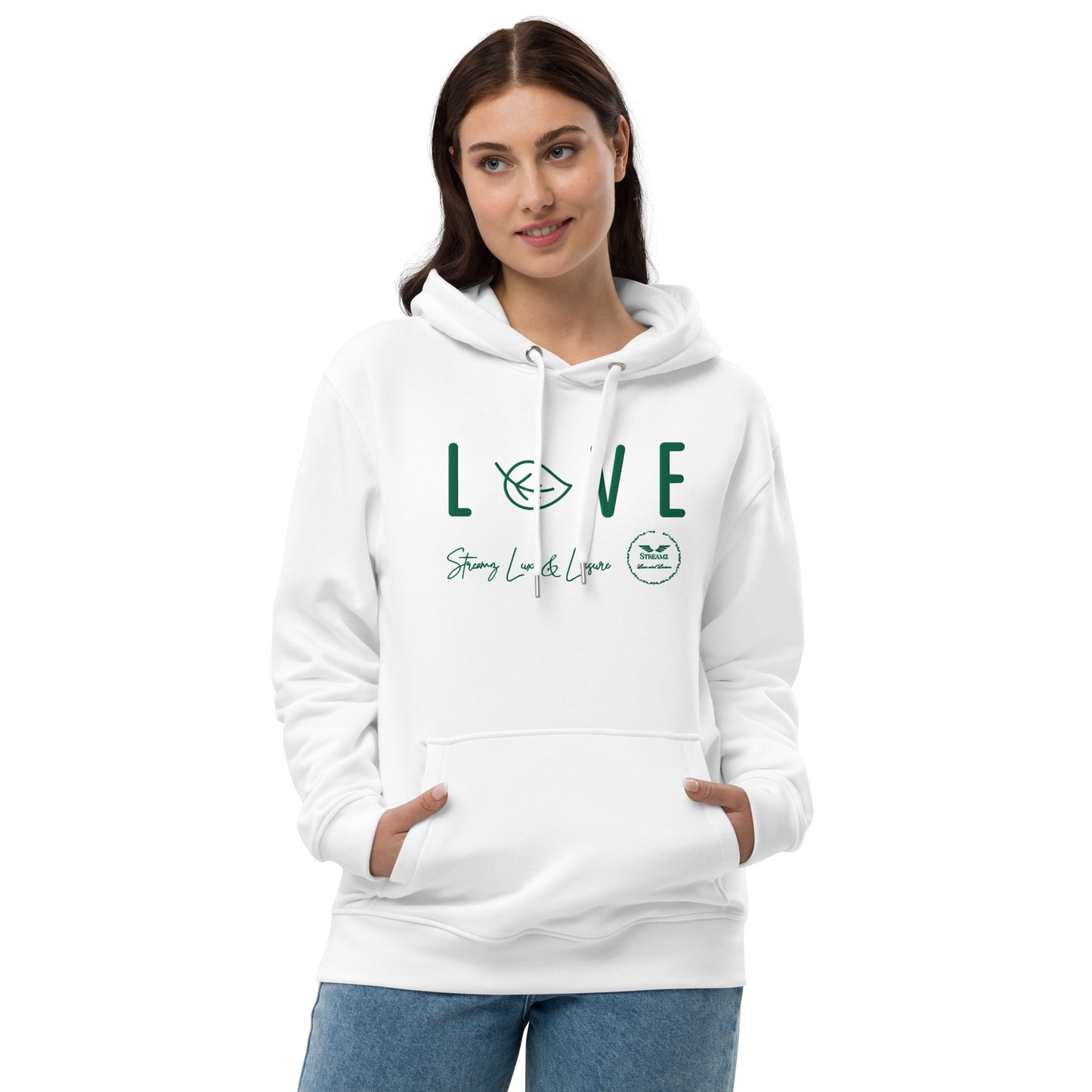 Mfresh Love Leaf Premium eco hoodie