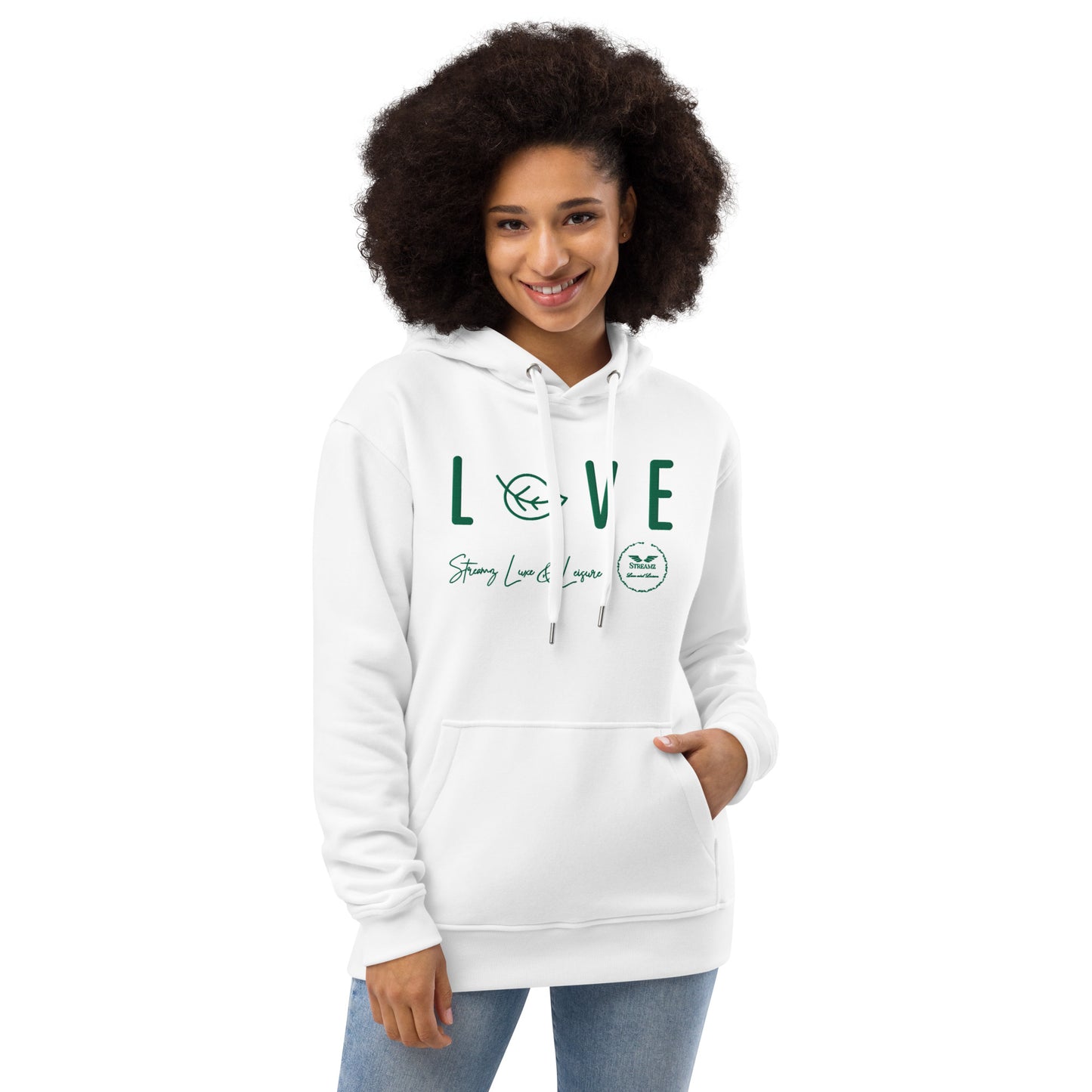 Mfresh Love Leaf Premium eco hoodie