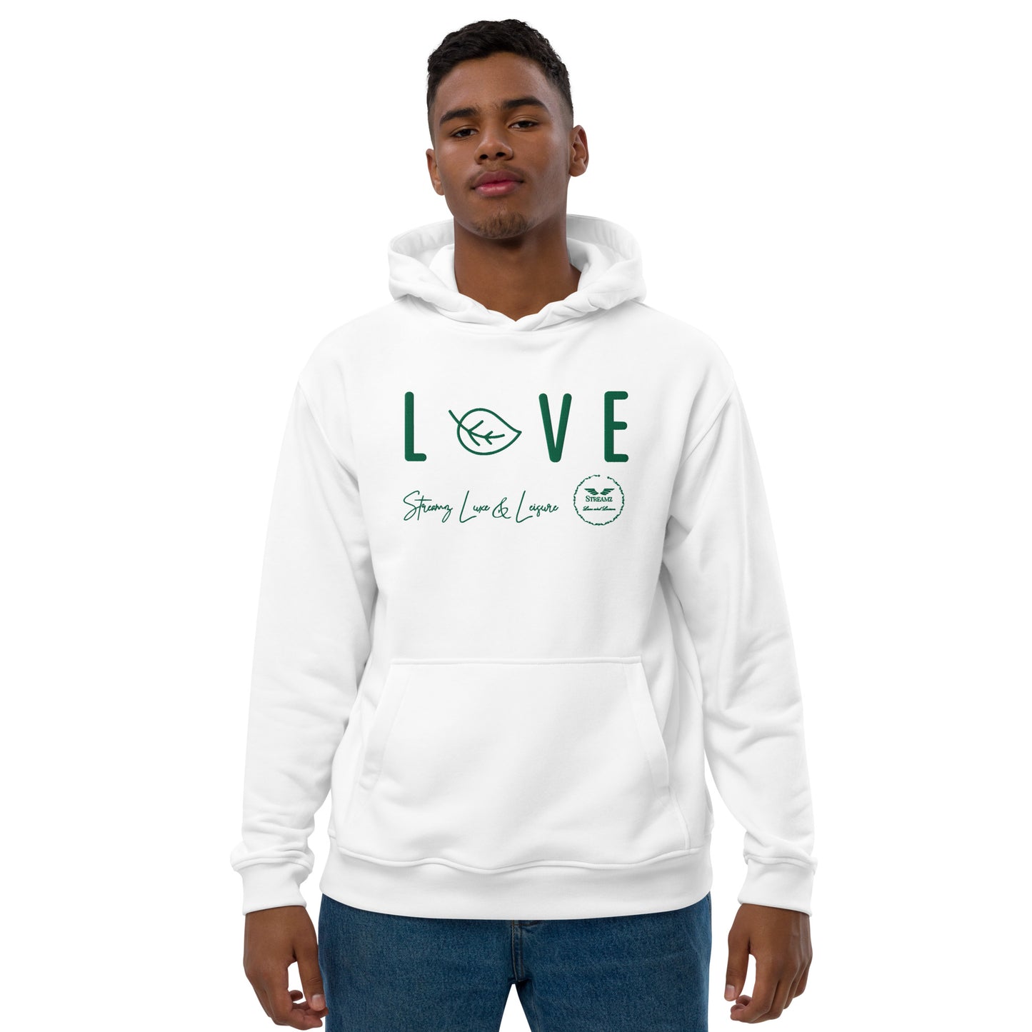 Mfresh Love Leaf Premium eco hoodie