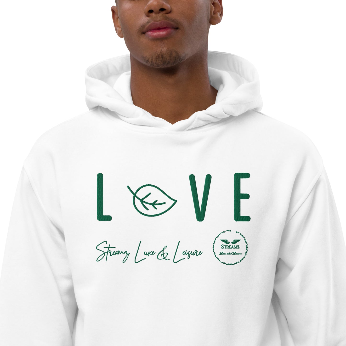 Mfresh Love Leaf Premium eco hoodie