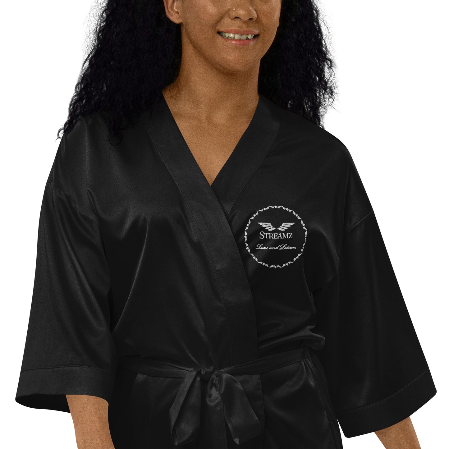 Streamz Luxe and Leisure Satin robe